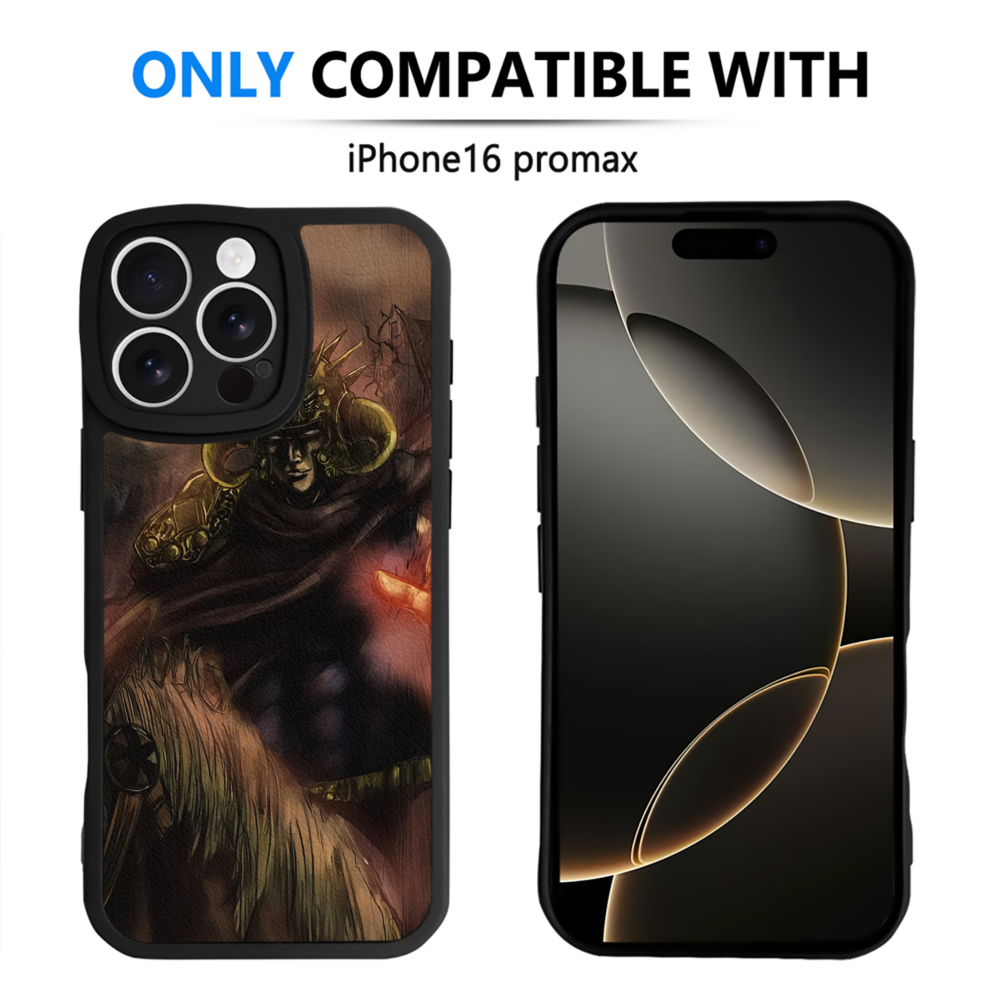 （画像用） 北斗の拳 Fist of the North Star 【iPhone 16シリーズ対応】シリコンスマホケース（レザー調） 材質：シリコン